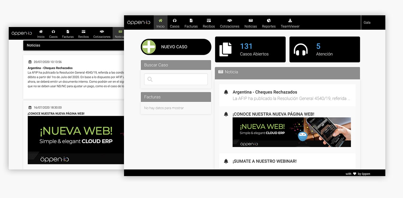 öppen.io software para Mayoristas